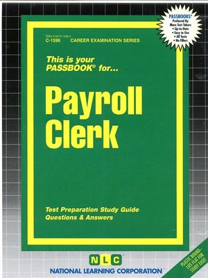 Payroll Clerk By Michael Rudman 183 Overdrive Rakuten